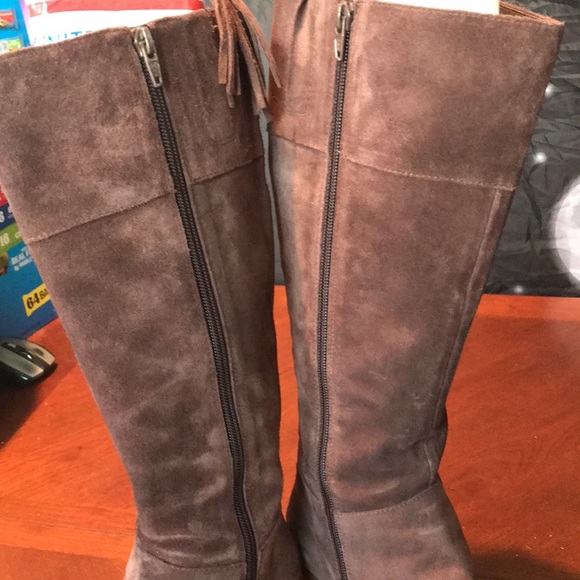 Naturalizer brown leather riding boots size 7.5 W - Picture 16 of 16